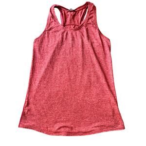 Oiselle Red Heather Racerback Running Tank Top Women’s 4 Athletic